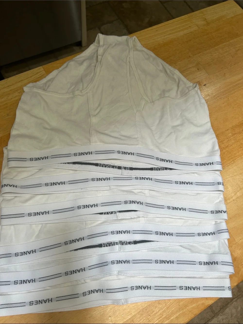 Hanes Men's White Comfort Flex 2XL/TG Briefs- 6 Pack